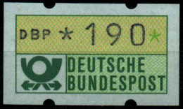 BRD ATM 1981 Nr 1-1-190R Postfrisch S2E30A6 - Machine Labels [ATM]