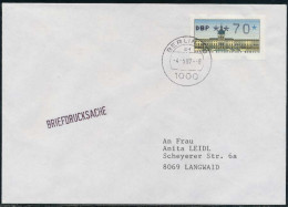 BERLIN ATM 1-070 BRIEFDRUCKSACHE EF FDC X7E46A2 - Storia Postale