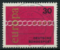 BRD BUND 1971 Nr 676 Zentrisch Gestempelt X8369B6 - Oblitérés