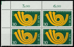 BRD BUND 1973 Nr 768 Postfrisch VIERERBLOCK ECKE-OLI X84FE0E - Ungebraucht