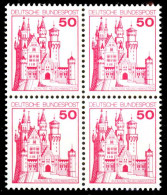 BRD DS BURGEN U. SCHLÖSSER Nr 916 Postfrisch VIERERBLOC S9887FA - Unused Stamps