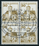 BRD DS BURGEN U. SCHLÖSSER Nr 914 Zentrisch Gestempelt VIERE X92BCF6 - Oblitérés