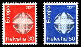 SCHWEIZ 1970 Nr 923-924 Postfrisch SA6EA92 - Neufs