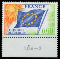 FRANKREICH DIENSTMARKEN EUROPARAT Nr 16 Postfrisch URA X05B48A - Neufs