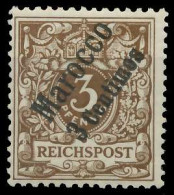 DEUTSCHE AUSLANDSPOSTÄMTER MAROKKO Nr 1 Postfrisch X09459E - Deutsche Post In Marokko