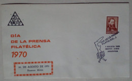 Argentine - Enveloppe Premier Jour Sur Le Thème De La Journée De La Presse Philatélique (1970) - Nuevos