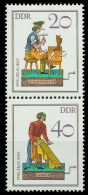 DDR ZUSAMMENDRUCK Nr SZd256 Postfrisch SENKR PAAR SC494D6 - Zusammendrucke