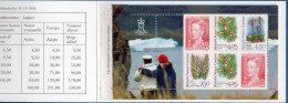 Greenland 1996 Arctic Orchids & Queen Margarethe Stamp Booklet 4 MNH - Orchidee