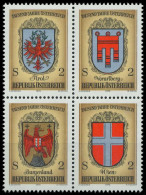 ÖSTERREICH 1976 Nr 1522 30 VBd Postfrisch VIERERBLOCK X255B46 - Unused Stamps