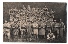 MILITARIA .CARTE PHOTO.SOLDATS Du 146e Rgt D'INFANTERIE En MANOEUVRE à CHAMBIERE. METZ. 1934. - Reggimenti