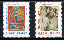 Œuvres Religieuses : émission Commune Entre La France Et L'Arménie - Unused Stamps