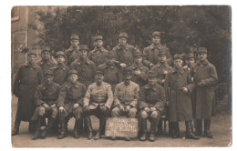 MILITARIA .CARTE PHOTO.SOLDATS Du 30e D'ARTILLERIE. 63e BATTERIE. 1918. - Reggimenti