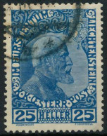 LIECHTENSTEIN 1912 Nr 3ya Gestempelt X28E02E - Gebraucht