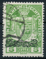 LIECHTENSTEIN 1920 Nr 11 Gestempelt X28E05A - Used Stamps