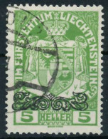 LIECHTENSTEIN 1920 Nr 11 Gestempelt X28E05A - Usati