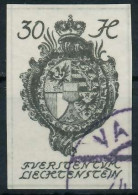 LIECHTENSTEIN 1920 Nr 22 Gestempelt X28E092 - Gebruikt