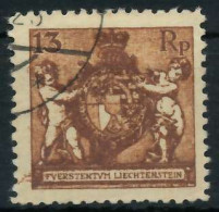 LIECHTENSTEIN 1921 Nr 51B Gestempelt X28E0F2 - Gebruikt