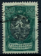 LIECHTENSTEIN 1921 Nr 55IB Zentrisch Gestempelt X28E122 - Oblitérés