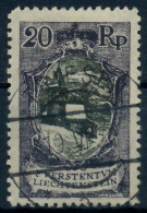LIECHTENSTEIN 1921 Nr 53B Zentrisch Gestempelt X28E13A - Used Stamps