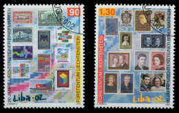 LIECHTENSTEIN 2002 Nr 1297-1298 Gestempelt X29873E - Gebruikt