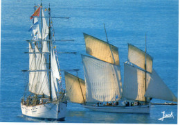 CPM - L - BATEAU - VOILIER - GRANVILLE - LA MARITE ET LA GRANVILLAISE - Sailing Vessels