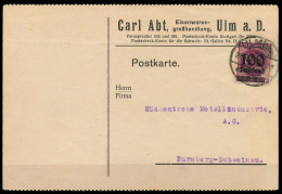 DEUTSCHES REICH 1923 INFLA Nr 289a BRIEF EF ATT X2BF8EA - Briefe U. Dokumente