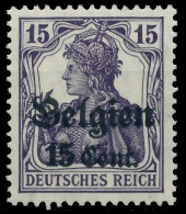 BES. 1WK LANDESPOST BELGIEN Nr 16a Postfrisch X4350E6 - Occupazione 1914 – 18