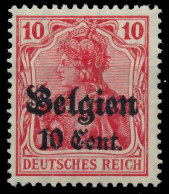 BES. 1WK LANDESPOST BELGIEN Nr 14b Postfrisch X443716 - Ocupación 1914 – 18