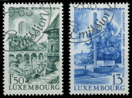 LUXEMBURG 1966 Nr 738-739 Gestempelt X5E008A - Used Stamps