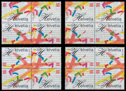 SCHWEIZ 1998 Nr 1633VB-1636VB Postfrisch S2A5F36 - Unused Stamps