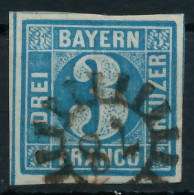 BAYERN MÜHLRADSTEMPEL AUF Nr 2II GMR _78 ZENTR- X6DE0B6 - Used