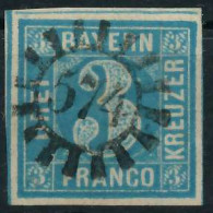 BAYERN MÜHLRADSTEMPEL AUF Nr 2II GMR 574 ZENTR- X6E8086 - Used