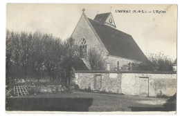 Cpa. 28 UMPEAU (ar. Chartres) L'Eglise 1906  Ed. Martin Phot. - Andere & Zonder Classificatie