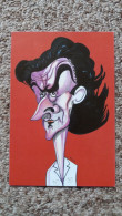 CPM ILLUSTRATEUR PINNA COTHEQUE BERNARD HENRI LEVY ECRIVAIN  CARICATURE ED TERMA COMPO N° 5 - Scrittori