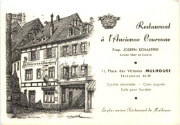 Mulhouse - Restaurant A L Ancienne Couronne - Mulhouse