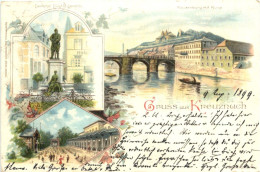 Gruss Aus Kreuznach - Litho - Bad Kreuznach