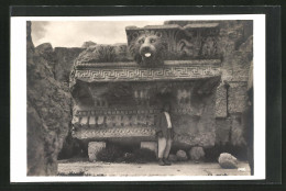 AK Baalbek, Löwenbrunnen Des Jupitertempels  - Líbano