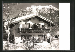 AK Oberstdorf / Allgäu, Hotel Haus Sturm Im Winterglanz, Im Steinach 17  - Oberstdorf