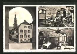 AK Heidelberg, Historisches Gasthaus Künstlerstube Goldener Hecht  - Heidelberg