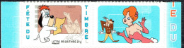 Fête Du Timbre : Droopy (timbre Autoadhésif De Carnet Avec Vignette Attenante) - Unused Stamps