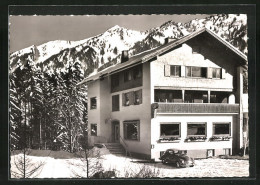 AK Gunzesried-Säge / Allgäu, Café-Restaurant Alpenrose Mit Alpen Im Hintergrund  - Other & Unclassified