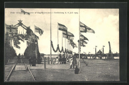 AK Telleborg, Fran Invigningsdagarne Af Angfärjerouten 1909  - Sweden