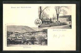 CPA Niederbronn, Hotel & Villa Mathis, Vue Générale  - Other & Unclassified