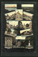 AK Braunau /Inn, Gasthaus Stechl`s Sommerkeller, Schleifmühlgraben, Linzerstrasse  - Autres & Non Classés