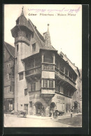 CPA Colmar, Pfisterhaus Avec Des Passants  - Colmar