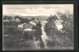 CPA Provenchères, Kriegsschauplatz 1914-16, Vue Partielle Avec Vue De La Rue Et L'Église  - Other & Unclassified