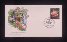 C) 1981. CANADA. FDC. MONTREAL FLOWERS. XF - Unclassified