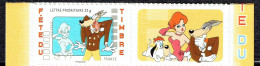 Fête Du Timbre : Le Loup (timbre Autoadhésif De Carnet Avec Vignette Attenante) - Unused Stamps