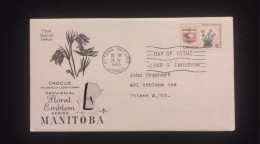 C) 1965. CANADA. FIRST INTERNAL MAIL. PRAIRIE SAFFRON FLOWER. XF - Non Classés