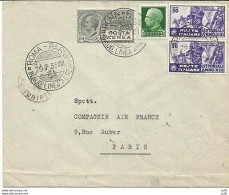 Roma/Parigi Del 29.7.35 - Aerogramma Con Volo Inaugurale - Poststempel (Flugzeuge)